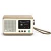 Pure Classic Mini - L'affascinante radio digitale portatile, cotone bianco/rovere