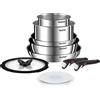 TEFAL Ingenio Emotion 10-piece cookware set L897SA74