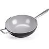 Moneta Wok 32cm 1m + 1 maniglia Armonia Finegres