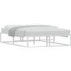 vidaXL Struttura letto senza materasso bianco 140x200 cm in metallo