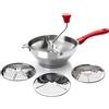 IBILI MENAJE, S.A. Ibili Luxury Food Mill Con 3 Dischi 24 Cm Argento Taglia Unica
