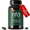 NFO INTERNATIONAL NFO Spirulina e clorella - Supporto naturale all'immunità e all'energia [260 compresse]