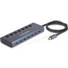 DELOCK USB 5 Gbps Hub mit 7 USB Type-C Ports