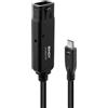 Lindy 43405 cavo USB USB 3.2 Gen 2 (3.1 Gen 2) 5 m USB C Nero