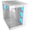 COUGAR FV150, Midi Tower, senza alimentatore, USB/audio, ATX, 1x USB-C 3.2 Gen 2, 2x USB 3.0, bianco