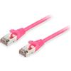 Equip 606911 Equip Cavo patch Cat6A S/FTP 2xRJ45 30,00m rosa LSZH Polybeutel