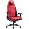 Diablo Chairs Diablo X.Eye Prime sedia da gioco con funzione di raffreddamento sedia da ufficio sedia da scrivania, carico massimo 140 kg, dimensioni normali, colore rosso
