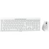 CHERRY JD-8550EN-0 CHERRY STREAM DESKTOP COMFORT Set di tastiera e mouse wireless bianco
