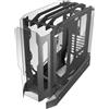 Mars Gaming MC-Edge Case Gaming ATX Design Open Air Triplo vetro temperato USB-C USB 3.0 Nero