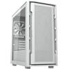 COUGAR PC case UNIFACE White Mini Tower Pannello frontale a rete 1x 120mm Fan TG Pannello sinistro