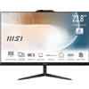 MSI Modern AM242 12M-638IT Intel® Core™ i5 i5-1235U 60,5 cm (23,8") 1920 x 1080 pixel PC All-in-One 8 GB DDR4-SDRAM 512 GB SSD Windows 11 Pro Wi-Fi 6 (802.11ax) Nero