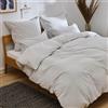 Blumtal Set di biancheria da letto Blumtal 135x200 grigio - 100% cotone - 2 copripiumini + 2 federe 80x80cm