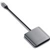 Satechi, Hub USB-C 100W Power Delivery 4 porte dati, grigio