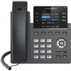 Grandstream GRP2613W, Telefono IP, Nero, Cornetta con filo, In-band, Out-of-band, SIP info, 4 linee, 2000 voci