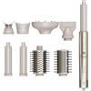 VEVOR ferro arricciacapelli 8 in 1, set di ferro arricciacapelli in ceramica da 1,25 pollici con 2 cilindri, 2 spazzole, 4 ugelli per capelli asciutti/lisci/curvi/voluminosi