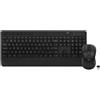 ACT Tastiera e mouse wireless in bundle Qwerty a scatto silenzioso di produzione ecologica