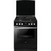 Amica Fornello misto 4 fuochi da 77 l nero Amica ACM7037RN