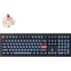 Keychron Tastiera meccanica senza fili Keychron V6 Max QMK/VIA, layout QWERTY US - Gateron Jupiter Red V6M-D1