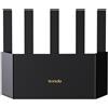 Tenda TX12L Pro wireless router Gigabit Ethernet Dual-band (2.4 GHz / 5 GHz) Black