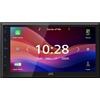 JVC KW-M595DBT, Nero, 22 W, 20 - 20000 Hz, 4 Ohm, NTSC, PAL, AAC, FLAC, MP3, WAV, WMA