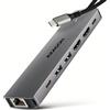 AXAGON Axagon HMC-7HX2 Hub USB-C 5Gbps DUAL 4K DISPLAY 7in1