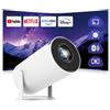 Kiano Proiettore Kiano Relax Mini proiettore portatile Smart TV, correzione trapezoidale, 1280x720, Android/iOS, 140 ANSI, Android, DLNA, Wi-Fi