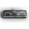 Satechi, Hub USB 3.2 Mobile XR 100W con slot per micro SD 4K, grigio