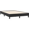 vidaXL Struttura letto senza materasso nero 120x210 cm velluto