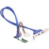 DELOCK Konverter M.2 Key B+M Stecker zu 2 x USB Bu 50cm Kab.