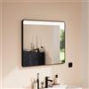 hansgrohe Xarita Lite Q miroir, éclairage LED horizontal, 800x30x700mm, interrupteur mural, 54958670, 54958670