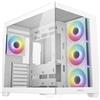 DeepCool Custodia DEEPCOOL CG530 4F ATX / 4x120mm ventole ARGB / USB 3.0 / USB-C / panoramica / bianco