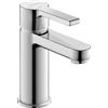 Duravit B.2 Mitigeur monocommandé pour lavabo S, FreshStart, Minusflow, saillie 101mm, sans garniture d'écoulement, chrome haute brillance, B21013002010, B21013002010