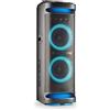 NGS Altoparlante Wild Space 3 Portatile BT RGB TWS 4000W Nera NGS