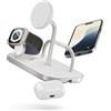 Zens ZENS ZEDC29W/00 caricabatterie per dispositivi mobili Cuffie, smartphone, smartwatch Argento, bianco CA, USB Ricarica wireless Ricarica rapida interna