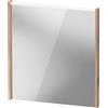 Duravit D-Code Miroirs, champ lumineux LED en haut, 650x700mm, interrupteur externe nécessaire, 5 W, DC7076055550000, DC7076055550000