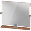 Duravit Sivida miroir, chrome, 850x36x650mm, éclairage à poser, interrupteur à détecteur, raccordement au réseau, SV7422010790000, SV7422010790000