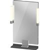 Duravit Sivida miroir, chrome, 450x36x650mm, éclairage à poser, interrupteur à détecteur, raccordement au réseau, SV7420010490000, SV7420010490000