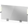 Duravit Sivida miroir, chrome, 1250x36x650mm, éclairage à poser, interrupteur à détecteur, raccordement au réseau, SV7424010180000, SV7424010180000