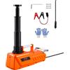 VEVOR Cric elettrico VEVOR 15T, cric a forbice elettrico regolabile, alta capacità, ricambio smontagomme 12 V con doppia alimentazione e luce LED