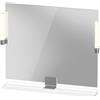 Duravit Sivida miroir, chrome, 850x36x650mm, éclairage à poser, interrupteur à détecteur, raccordement au réseau, SV7422010220000, SV7422010220000