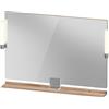 Duravit Sivida miroir, chrome, 1050x36x650mm, éclairage à poser, interrupteur à détecteur, raccordement au réseau, SV7423010550000, SV7423010550000