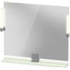 Duravit Sivida miroir, chrome, 850x36x650mm, éclairage à poser, interrupteur à détecteur, raccordement au réseau, SV7422010HH0000, SV7422010HH0000
