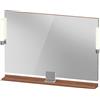 Duravit Sivida miroir, chrome, 1050x36x650mm, éclairage à poser, interrupteur à détecteur, raccordement au réseau, SV7423010790000, SV7423010790000