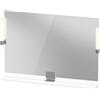 Duravit Sivida miroir, chrome, 1050x36x650mm, éclairage à poser, interrupteur à détecteur, raccordement au réseau, SV7423010180000, SV7423010180000
