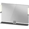 Duravit Sivida miroir, chrome, 1050x36x650mm, éclairage à poser, interrupteur à détecteur, raccordement au réseau, SV7423010490000, SV7423010490000
