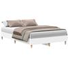 vidaXL Struttura letto senza materasso Bianco 140x190 cm Materiale a base di legno