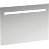 Laufen Miroir Run Leelo avec éclairage LED horizontal intégré, cadre en aluminium, 1000 mm, version pour interrupteur externe, H4476619501441, H4476619501441