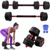 Mobiclinic Set di manubri regolabili 20 kg Barra e pesi fino crescita progressiva Extenfit