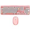 MOBILITY LAB Tastiera e mouse wireless Pure Color con tastierino numerico integrato - Rosa