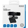 Deltaco Webcam W-200, 2K 2560x1440 3,7MP, microfono integrato, cavo da 2 m